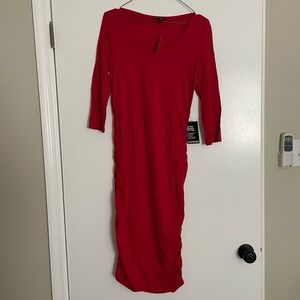 Express Elegant Red Dress